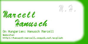 marcell hanusch business card